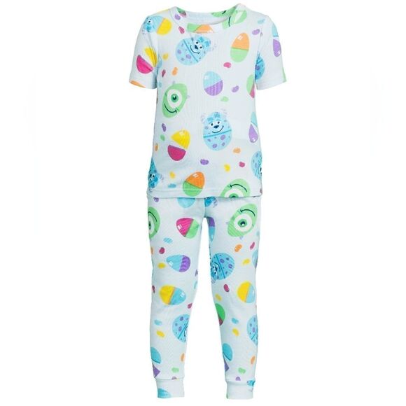 Nwt Family Look Unisex Boy or Girl Monster's Inc. 100% Cotton Easter Pajama sets - Picture 6 of 7